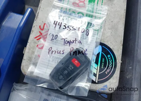 2020 Toyota Prius Prime Xle из США, поврежденный, VIN JTDKARFP6L3135694